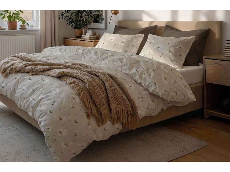 Bavlněné povlečení Zephora - béžové