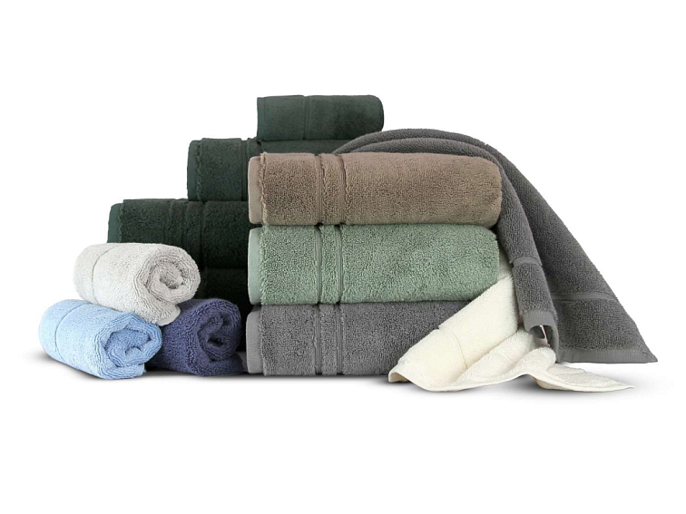 Egyptská bavlna uteráky a osušky COMFORT DI CASA NUO - tmavozelená