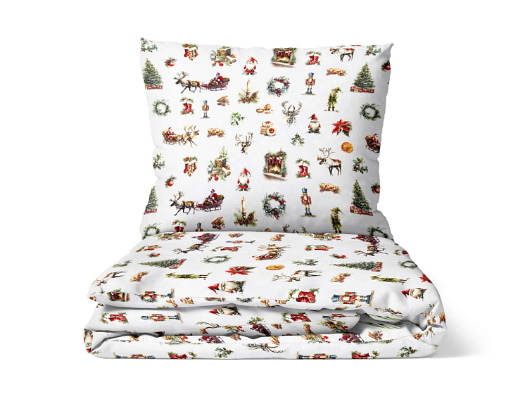 Bavlněné povlečení Vánoční nadílka 2