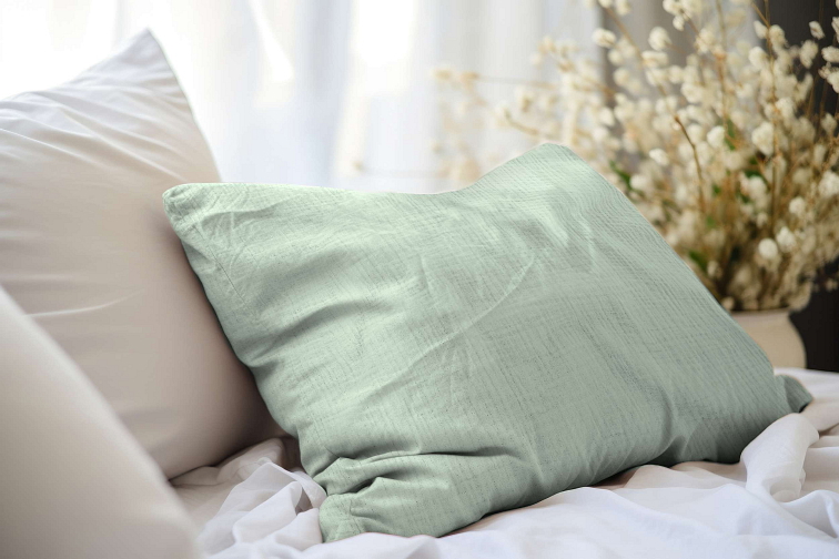 Mušelínový povlak na polštářek Salvia