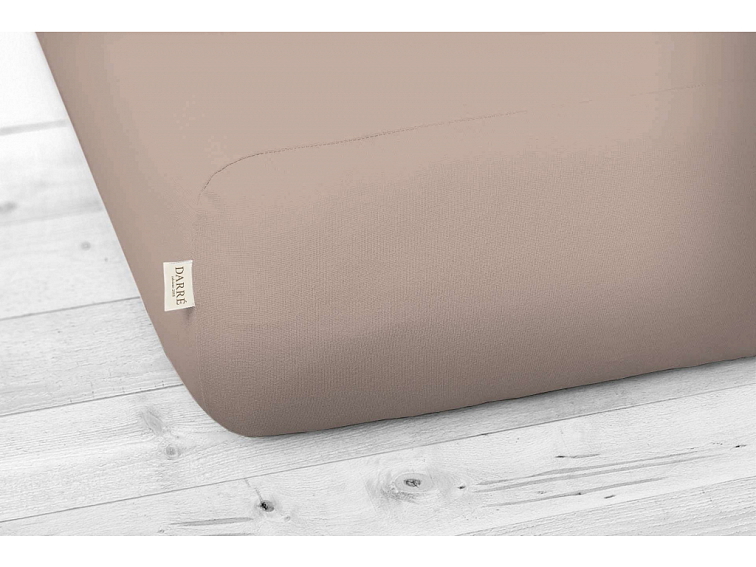 Jersey prostěradlo - new collection pudrové na výšku matrace do 30 cm