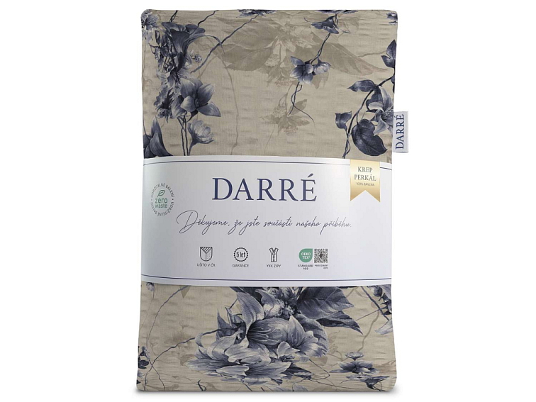 Krepové povlečení Stíny květů