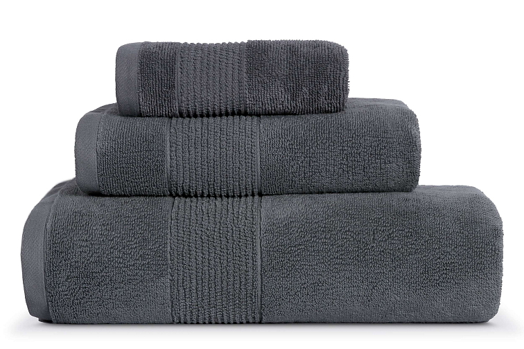 Ručníky a osušky BELLA CASA - tmavě šedá