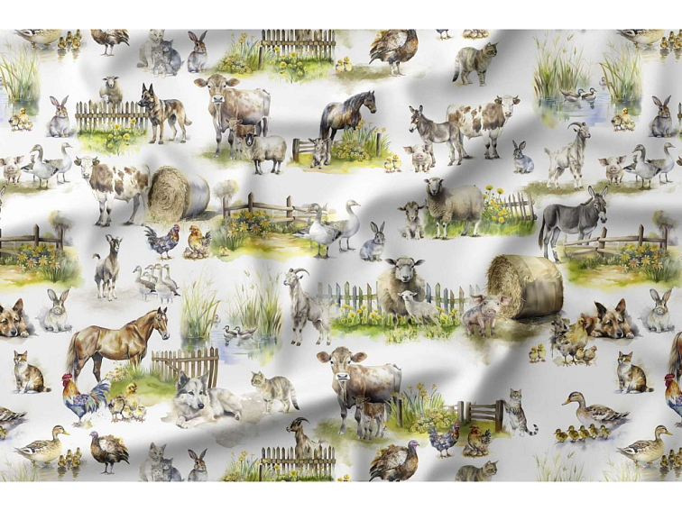 Bavlněné povlečení Domácí zvířátka