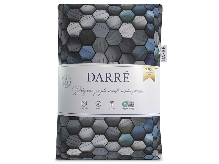 Bavlněné povlečení Earth - modré