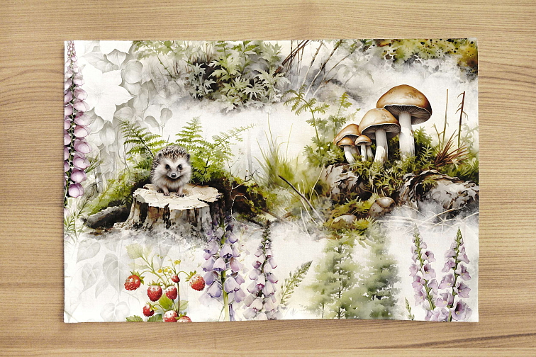 Bavlnené prestieranie na stôl Dary lesa