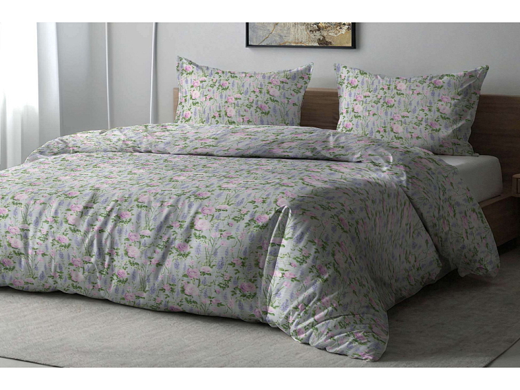 Krepové povlečení Růžové okouzlení