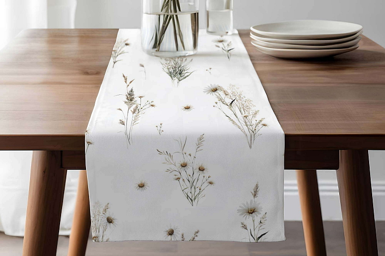 Bavlněný ubrus Polní kvítí