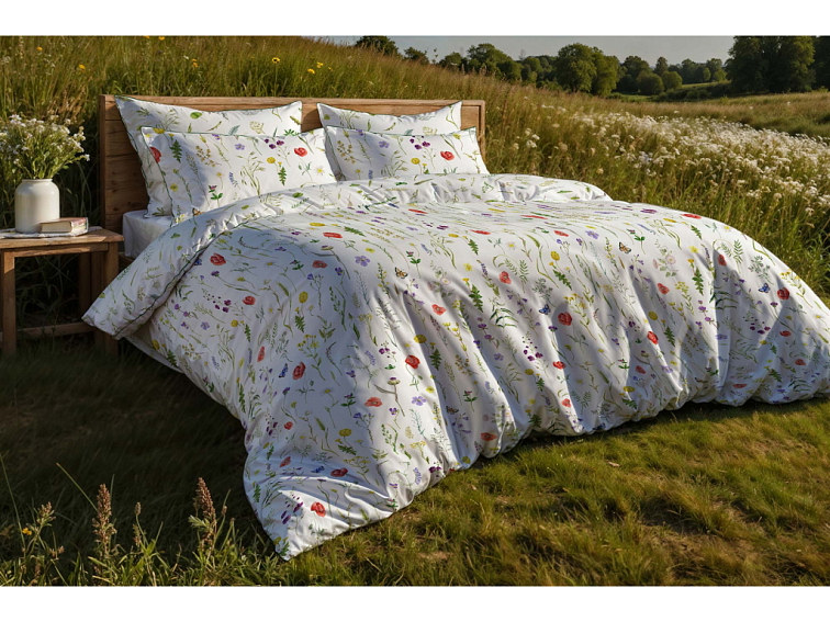 Bavlněné povlečení Letní louka od Darré