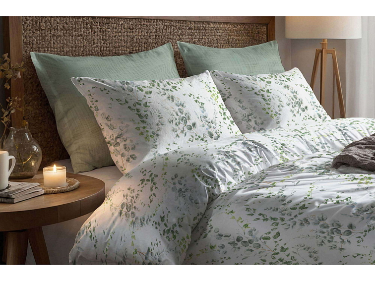 Bavlněné povlečení Tančící lístky