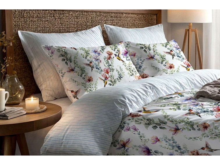 Bavlněné povlečení Kolibřík - barevný