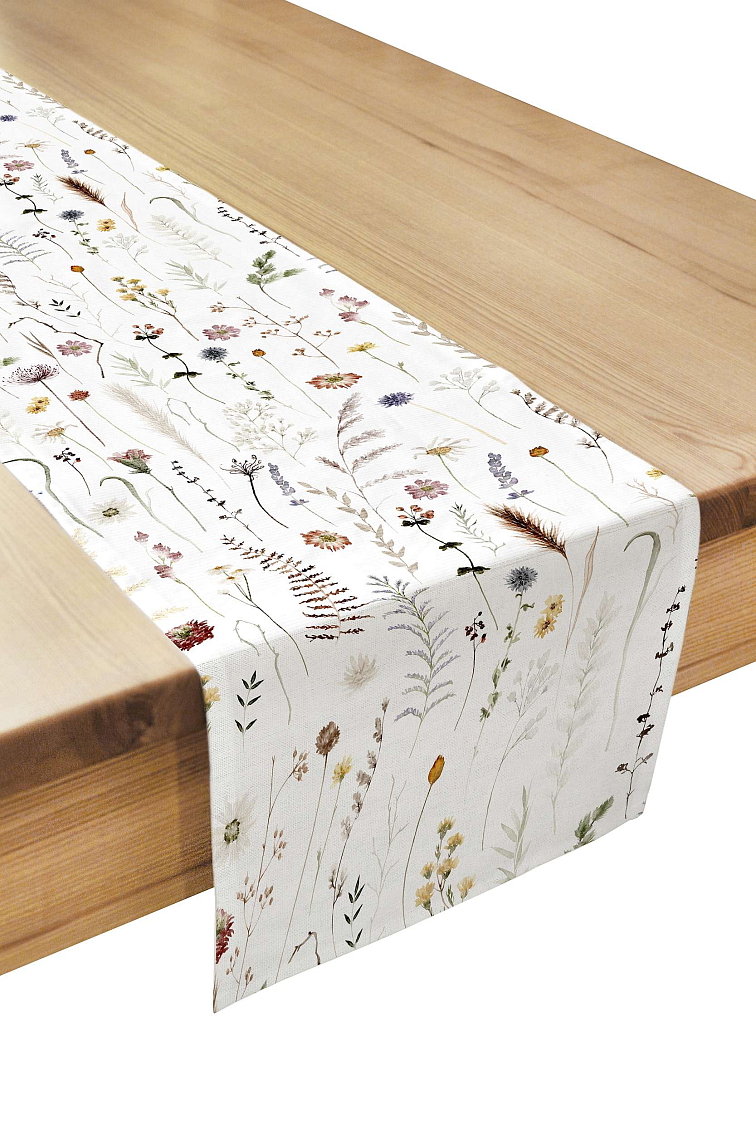 Bavlněný běhoun Boho kvítí