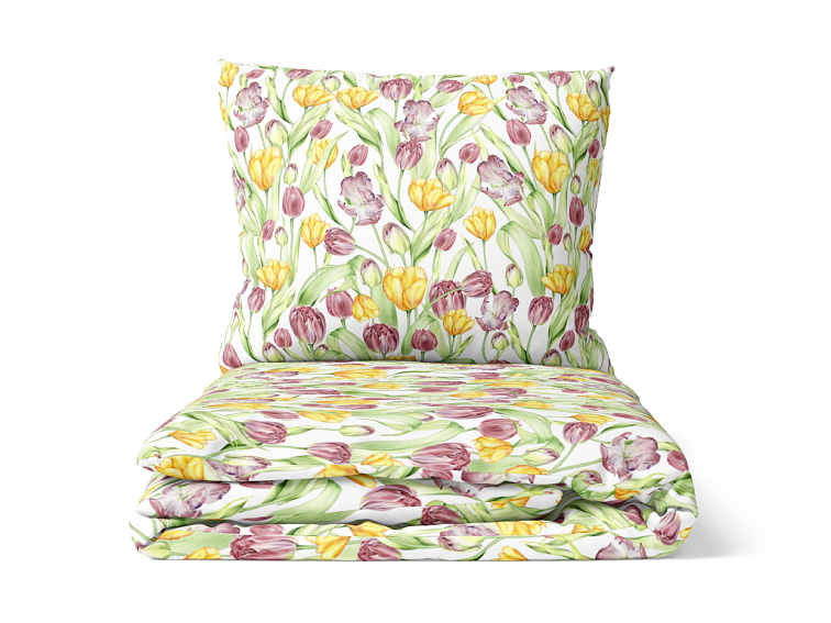 Bavlněné povlečení Tulipánové pole