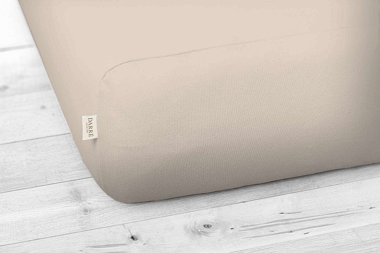 Jersey prostěradlo - new collection krémově růžové na výšku matrace do 20 cm