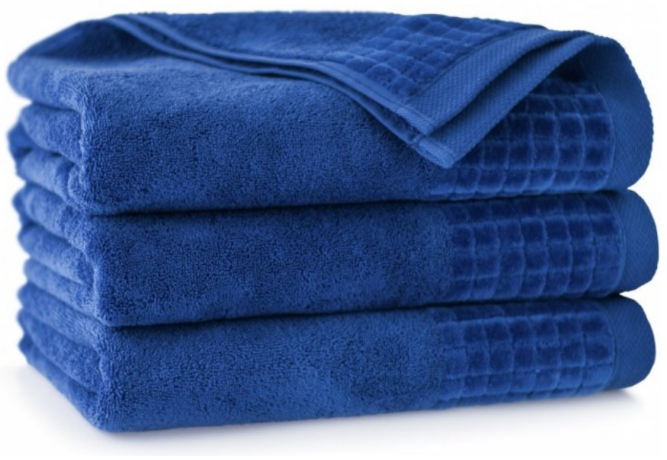 Egyptská bavlna ručníky a osuška Saveli - modrá royal