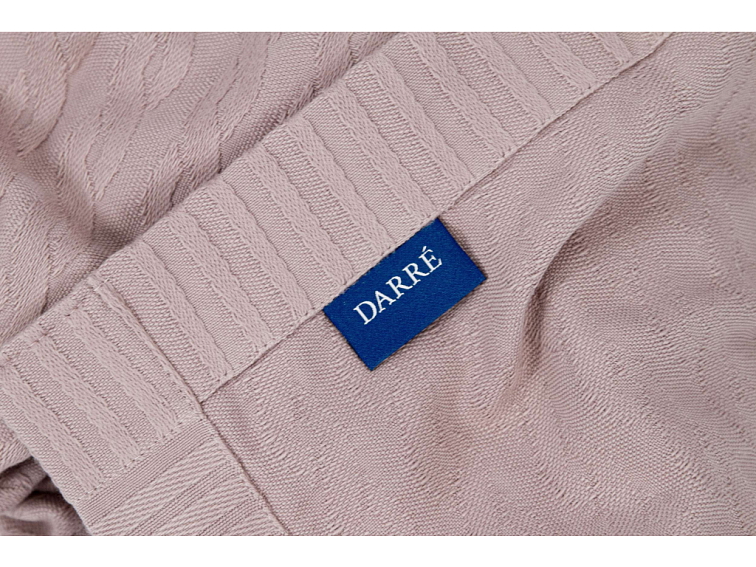 Bavlněný pléd - starorůžový