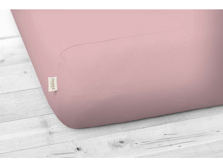 Jersey prostěradlo - new collection růžové na výšku matrace do 20 cm