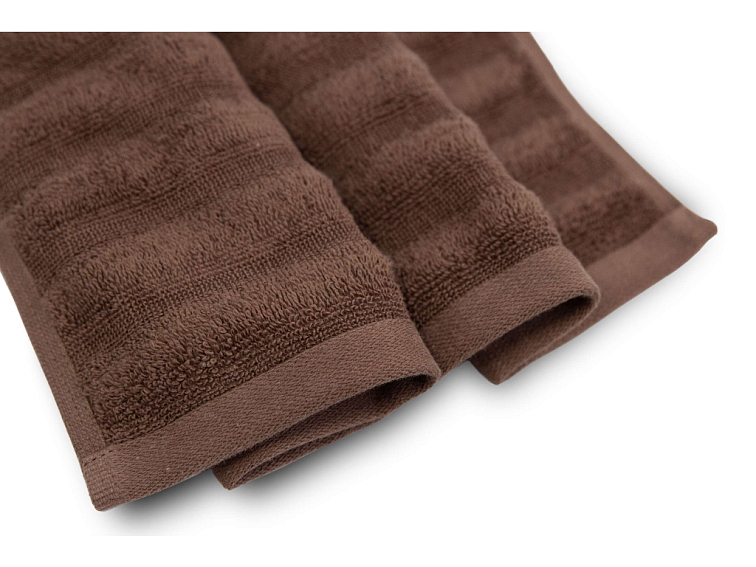 Utierky a osušky CASA COLORATA - tmavohnedá