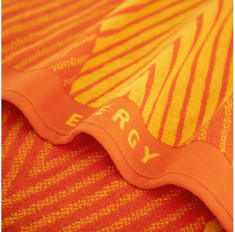 Sportovní ručník a osuška ENERGY - tmavě žlutá