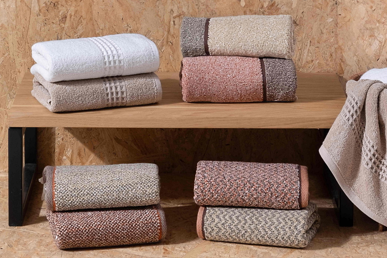 Ručníky a osušky COMFORT DI CASA - MODERN Grain - béžová