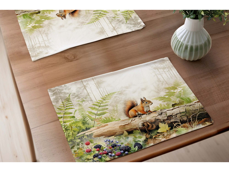 Bavlněné prostírání na stůl Dary lesa od Darré - varianta 2