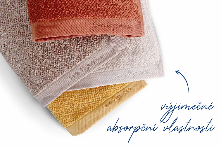 Ručníky a osušky CASA ORGANICA - béžová