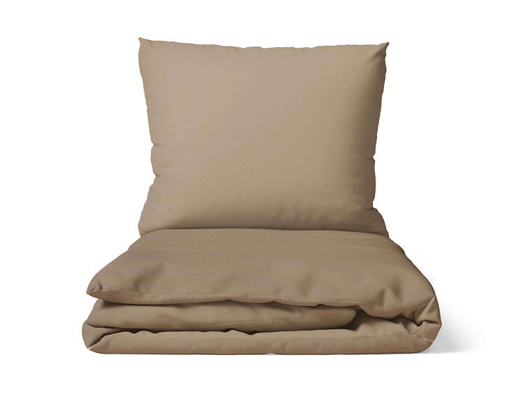 Bavlněné povlečení Jednobarevné perkálové - světle hnědé