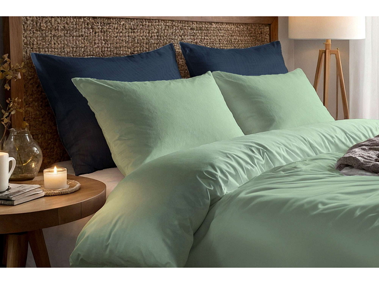 Bavlnené obliečky Jednobarevné perkálové - svetlunkozelené