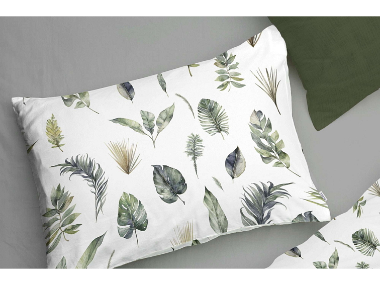 Bavlněné povlečení Exotické listy