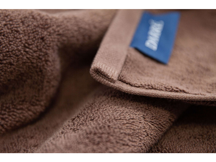 Utierky a osušky CASA COLORATA - tmavohnedá