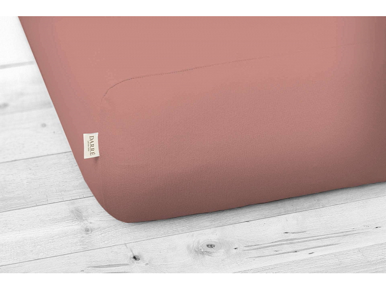 Jersey prostěradlo - new collection korálové na výšku matrace do 20 cm