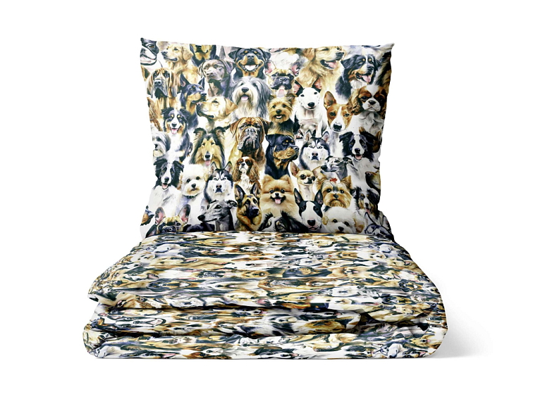 Bavlněné povlečení Psí kamarádi