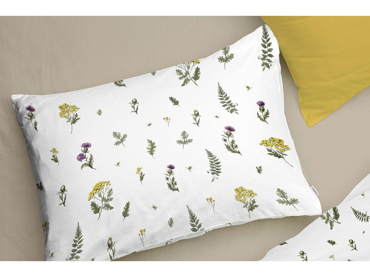 Bavlnené obliečky Vôňa vidieka - biele