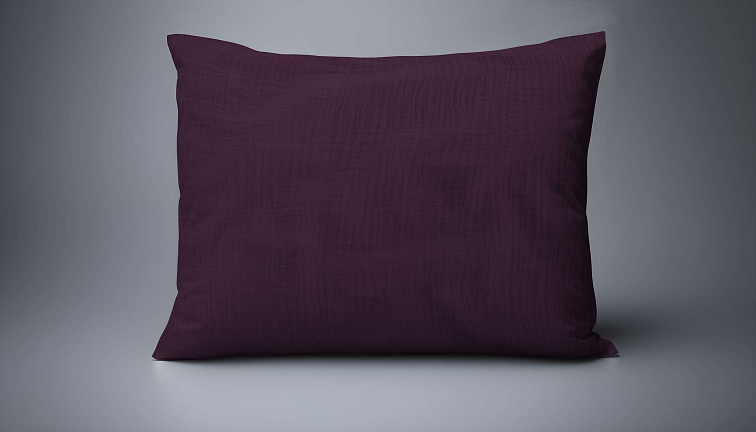 Mušelínový povlak na polštářek Claret