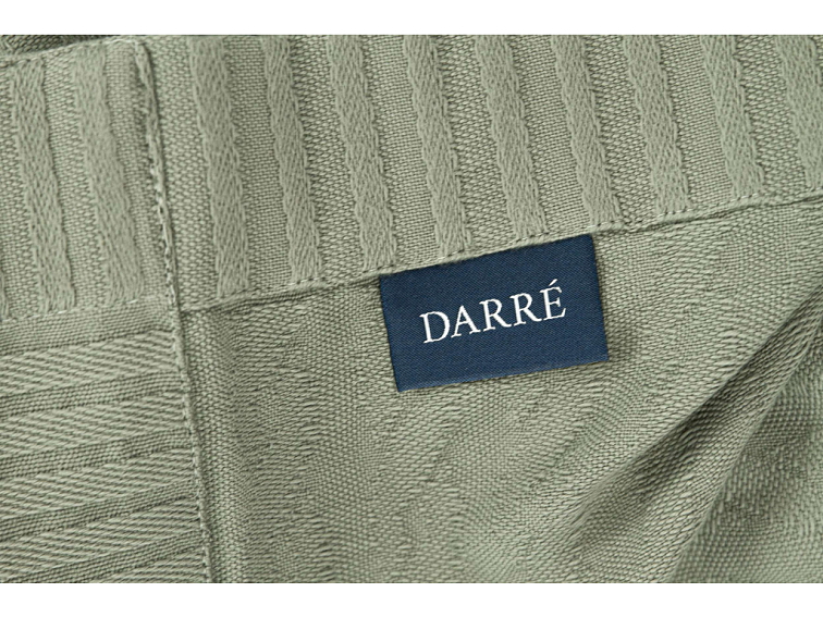 Bavlněný pléd - olivový