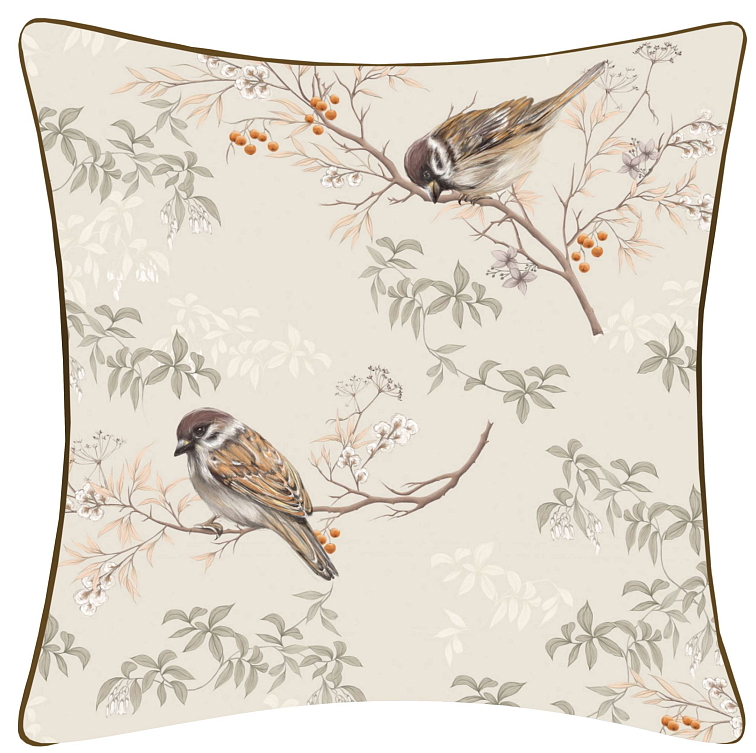 Povlak na polštář Ptačí harmonie od Darré