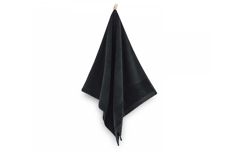 Egyptská bavlna ručníky a osuška Saveli - černá