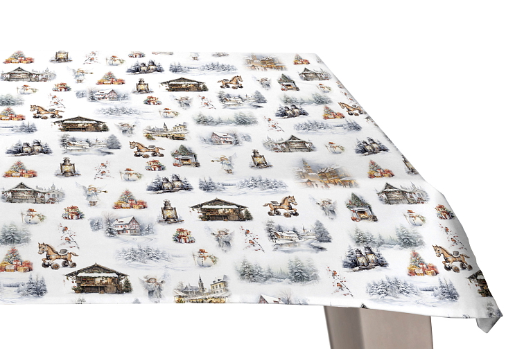 Bavlněný ubrus České Vánoce