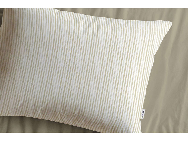 Bavlněné povlečení Proužky - béžové