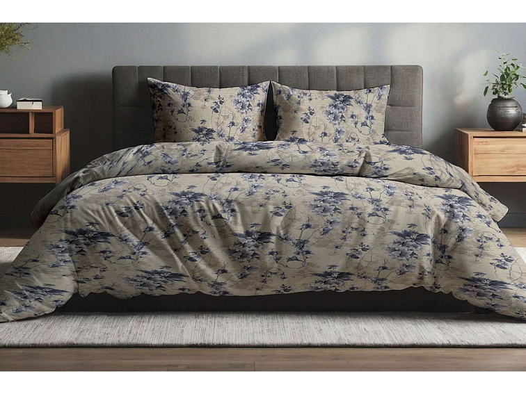 Krepové povlečení Stíny květů