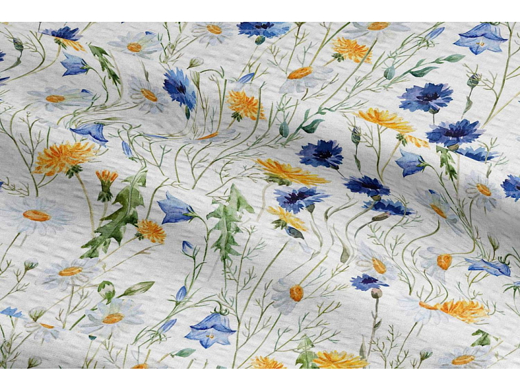 Krepové návliečky Rozkvetlé kvítí