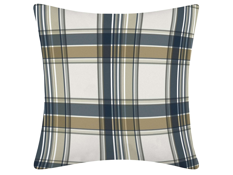 Povlak na polštář Kostka - modrobéžový