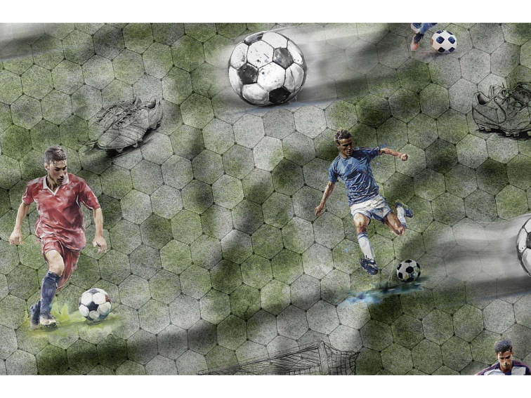 Bavlnené obliečky Futbaloví hráči