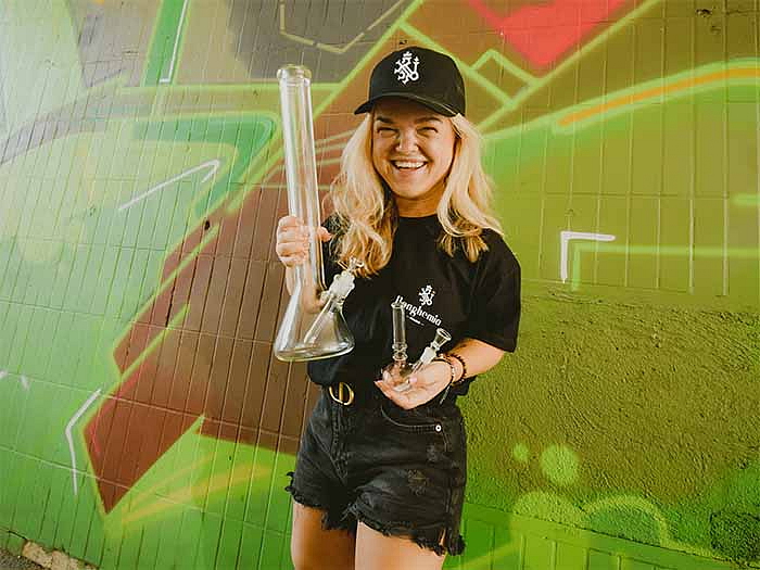 BNG Skleněný bong 50cm