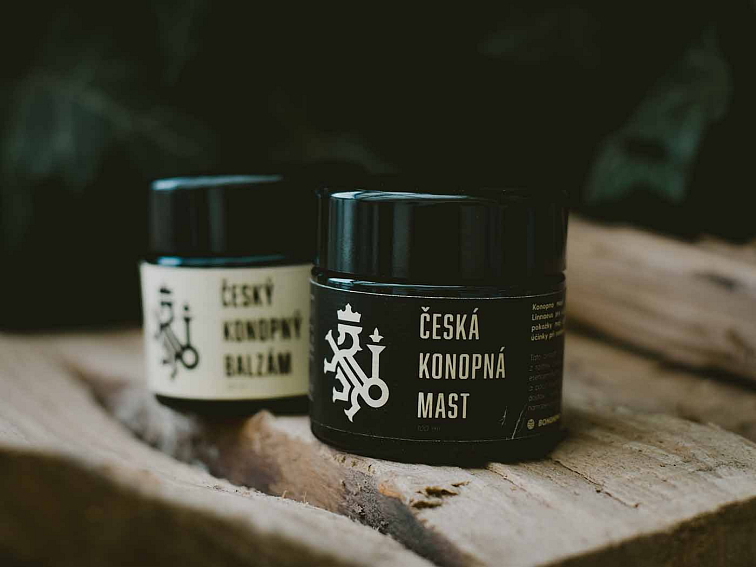 cbd dárkové balení pro tátu, bráchu nebo přítele. CBD kapky mužská síla a konopná mastička přírodní produkce.