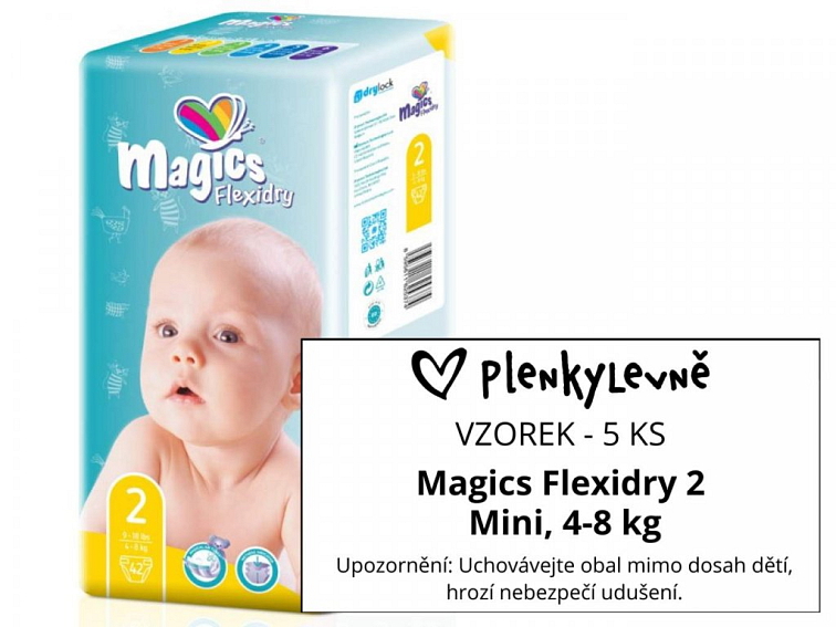 Vzorek plen - Magics Flexidry 2 Mini, 4-8 kg, 5 ks