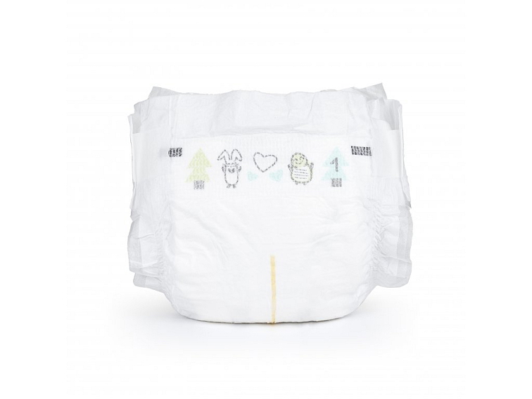 Vzorek plen - Baby Charm Super Dry Flex vel. 1 Newborn 2-5kg, 5 ks