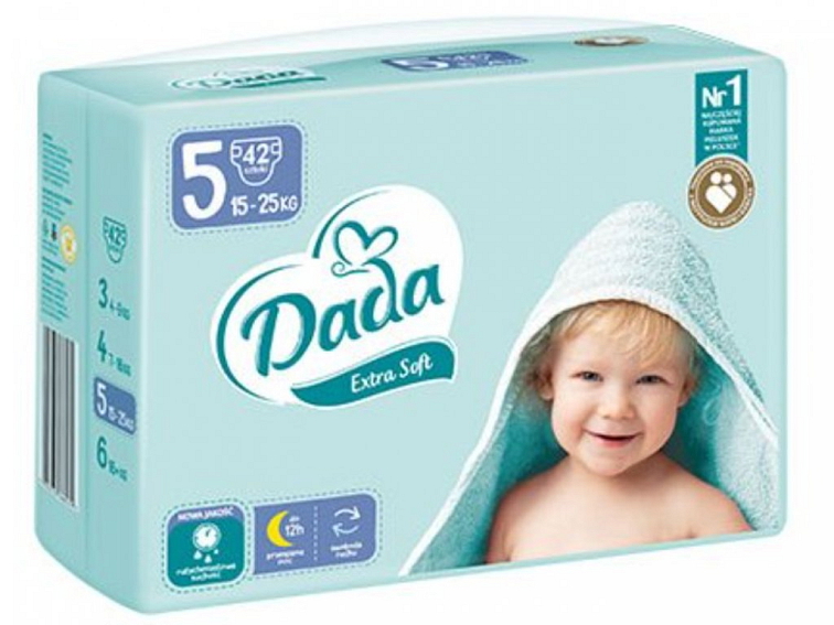 Dada Extra Soft 5 Junior, 15-25 kg, 42 ks