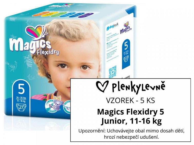Vzorek plen - Magics Flexidry 5 Junior, 11-16 kg, 5 ks