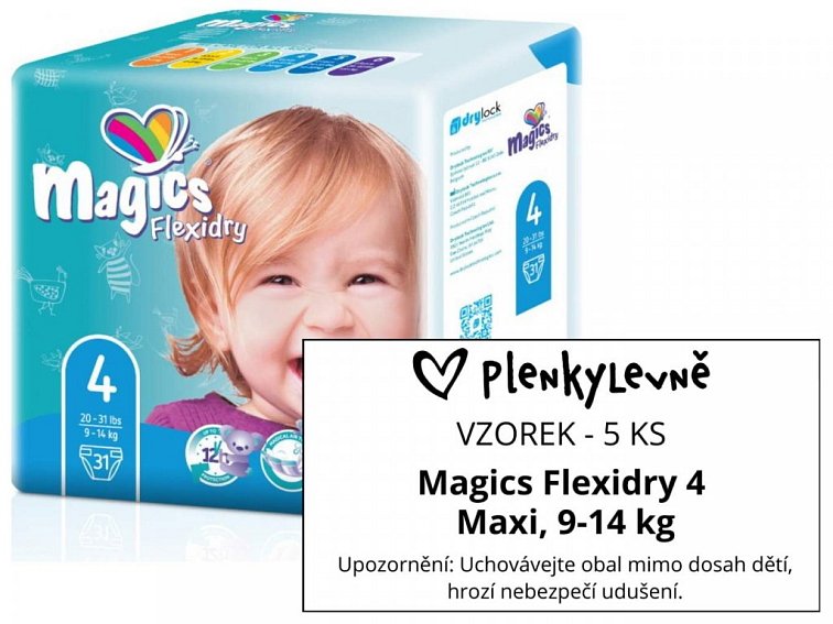 Vzorek plen - Magics Flexidry 4 Maxi, 9-14 kg, 5 ks